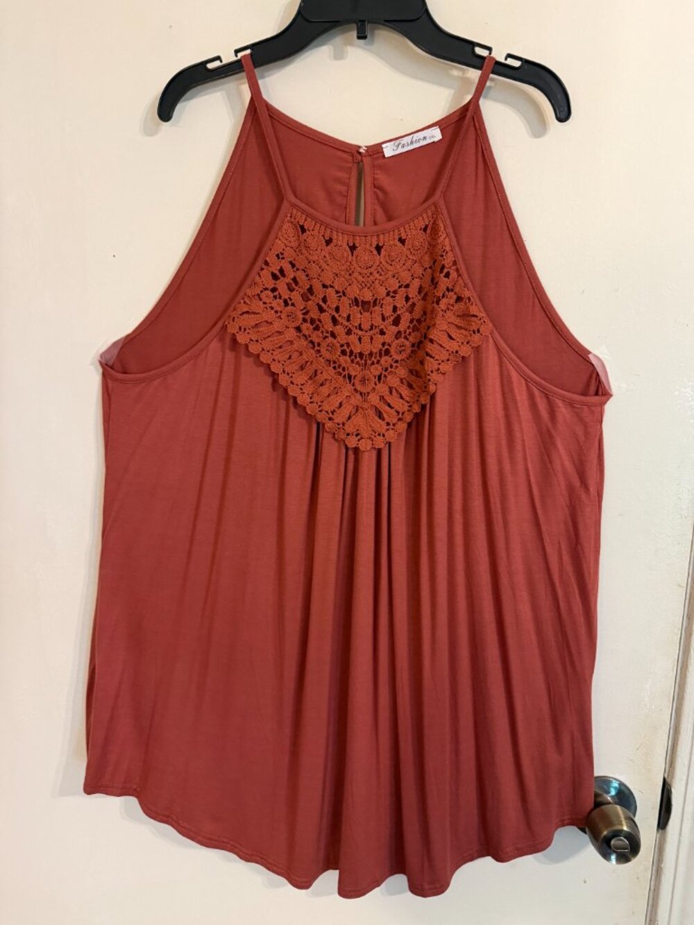 Fashion Spaghetti Strap/Halter Shirt Size 2XL, NWOT